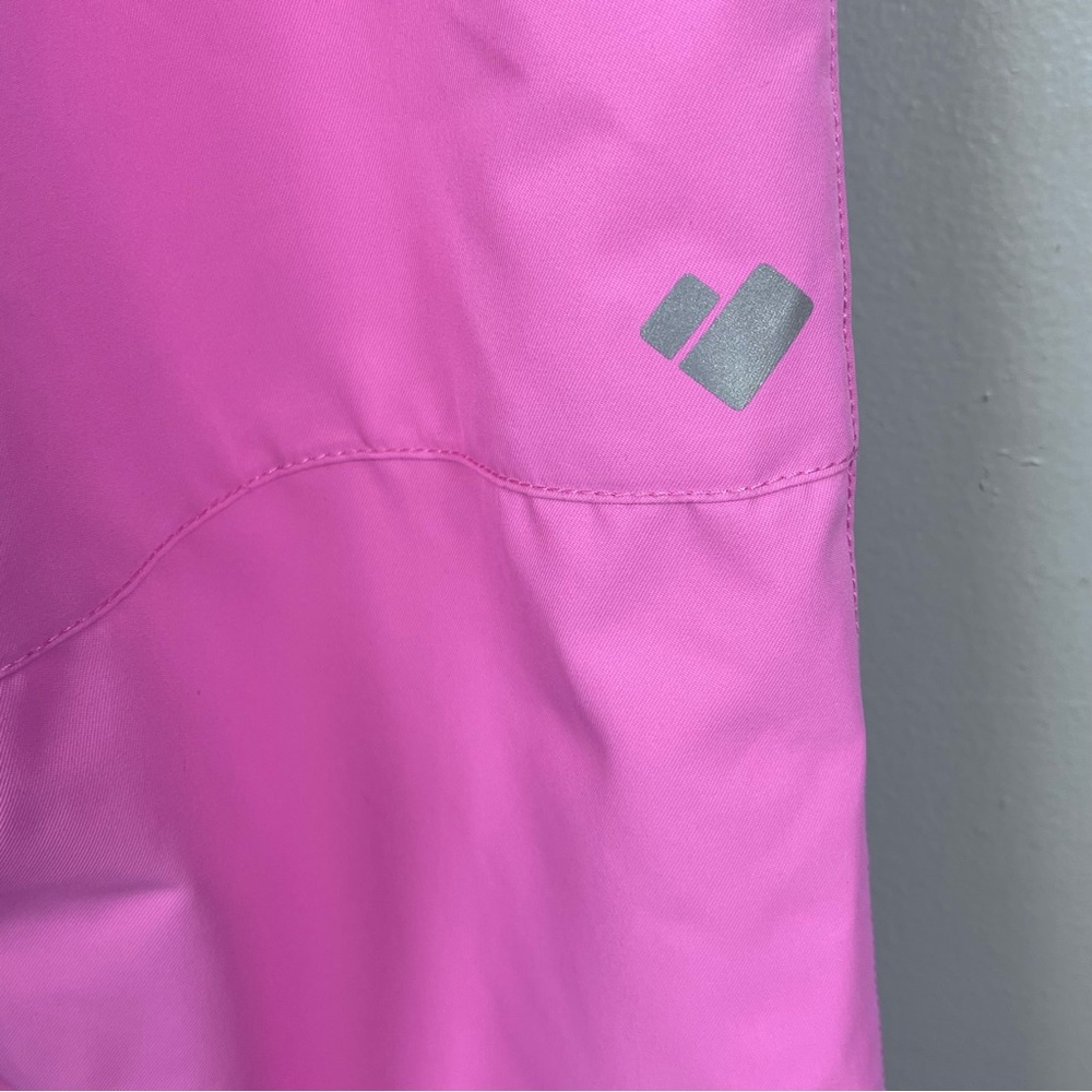 Obermeyer Girls Snoverall Hot Pink Ski Bib Pants 55018 Adjusrtable Size 6 Winter - Picture 8 of 16